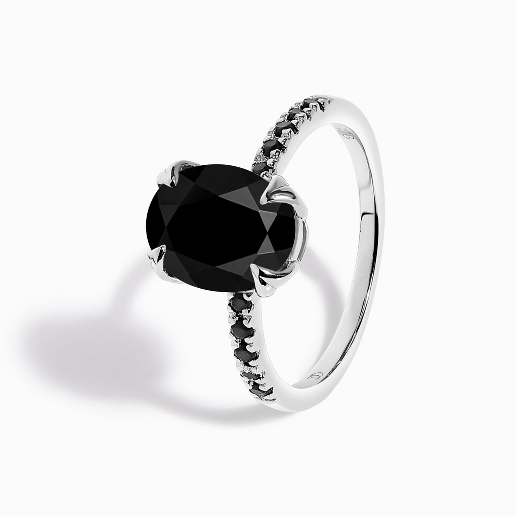 Black Obsidian Black Spinel Harlow & Waves Rings