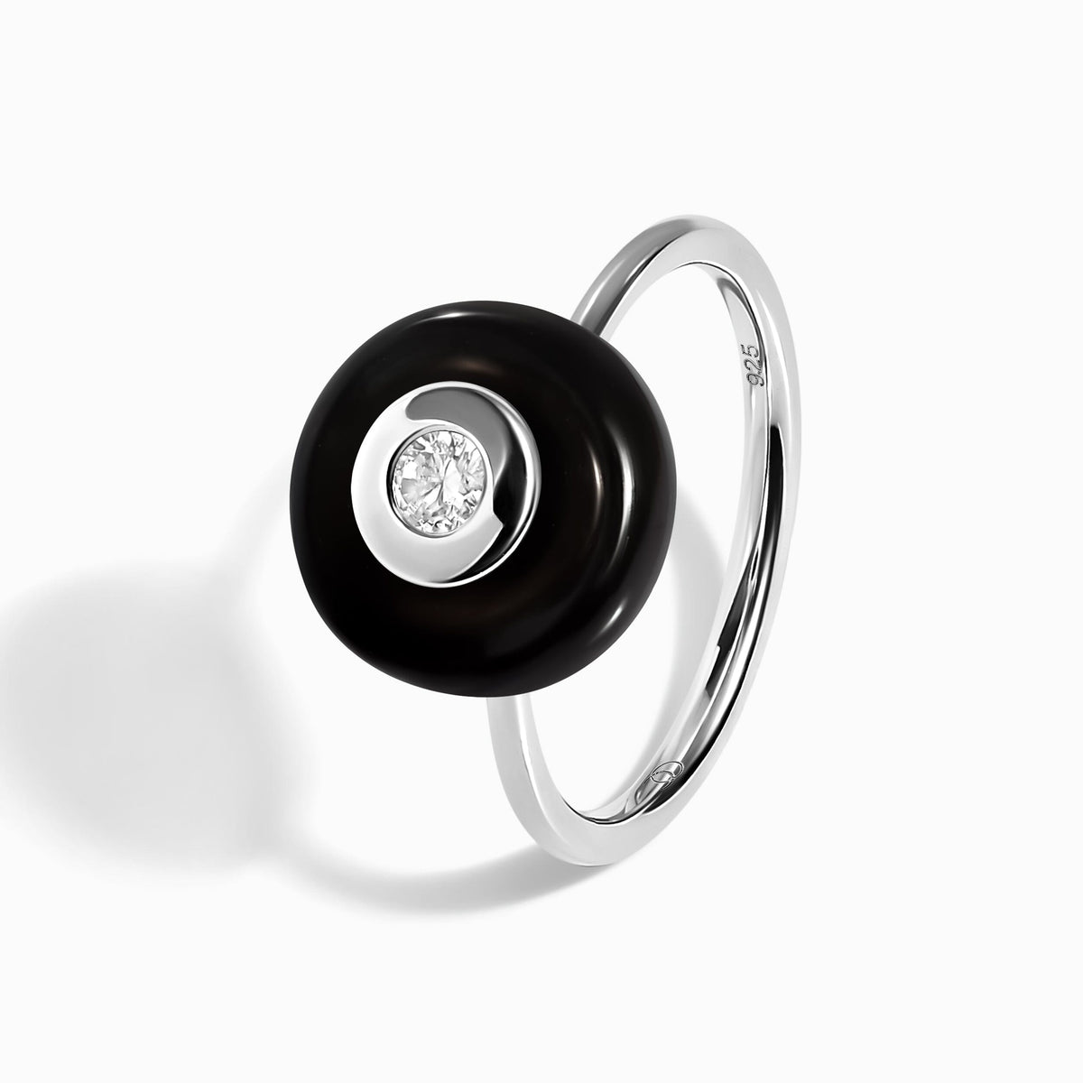 Black Obsidian Fidget Ring - Ora