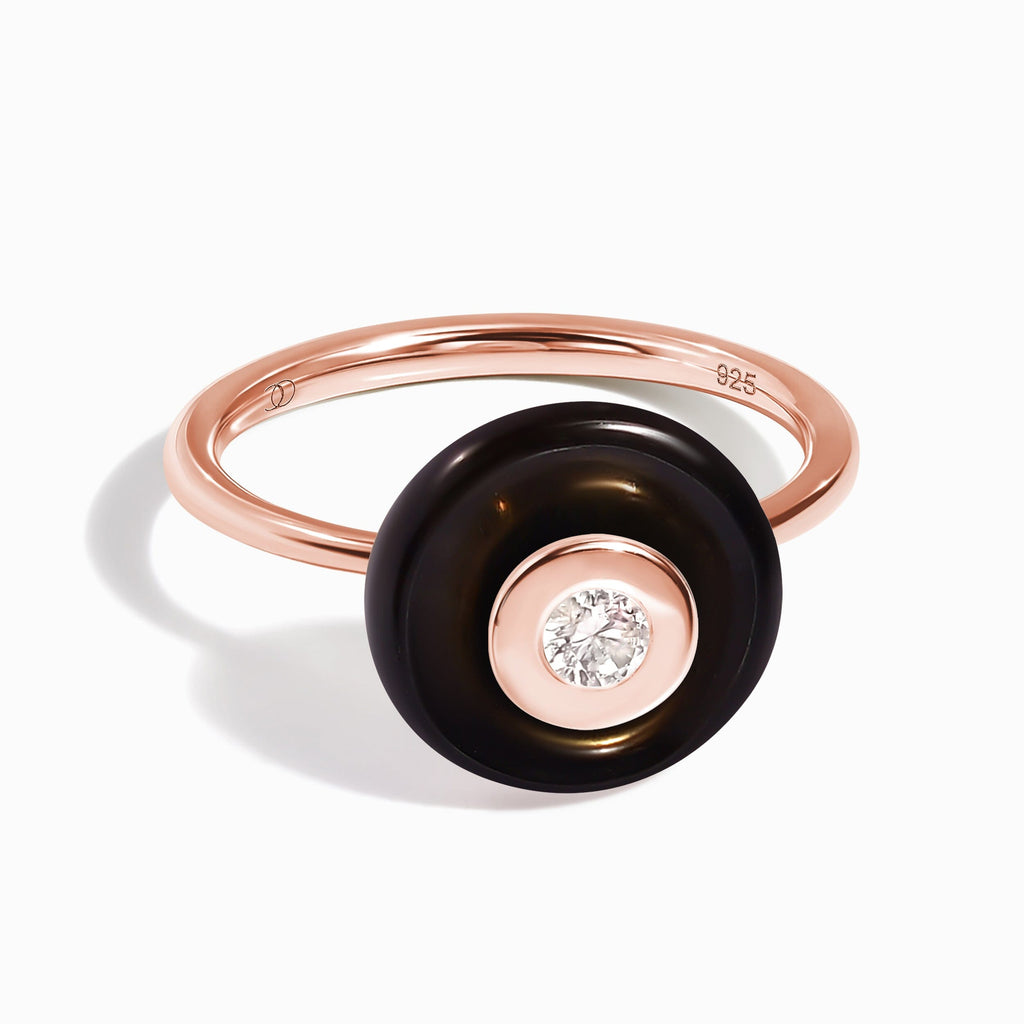 Black Obsidian Fidget Ring - Ora