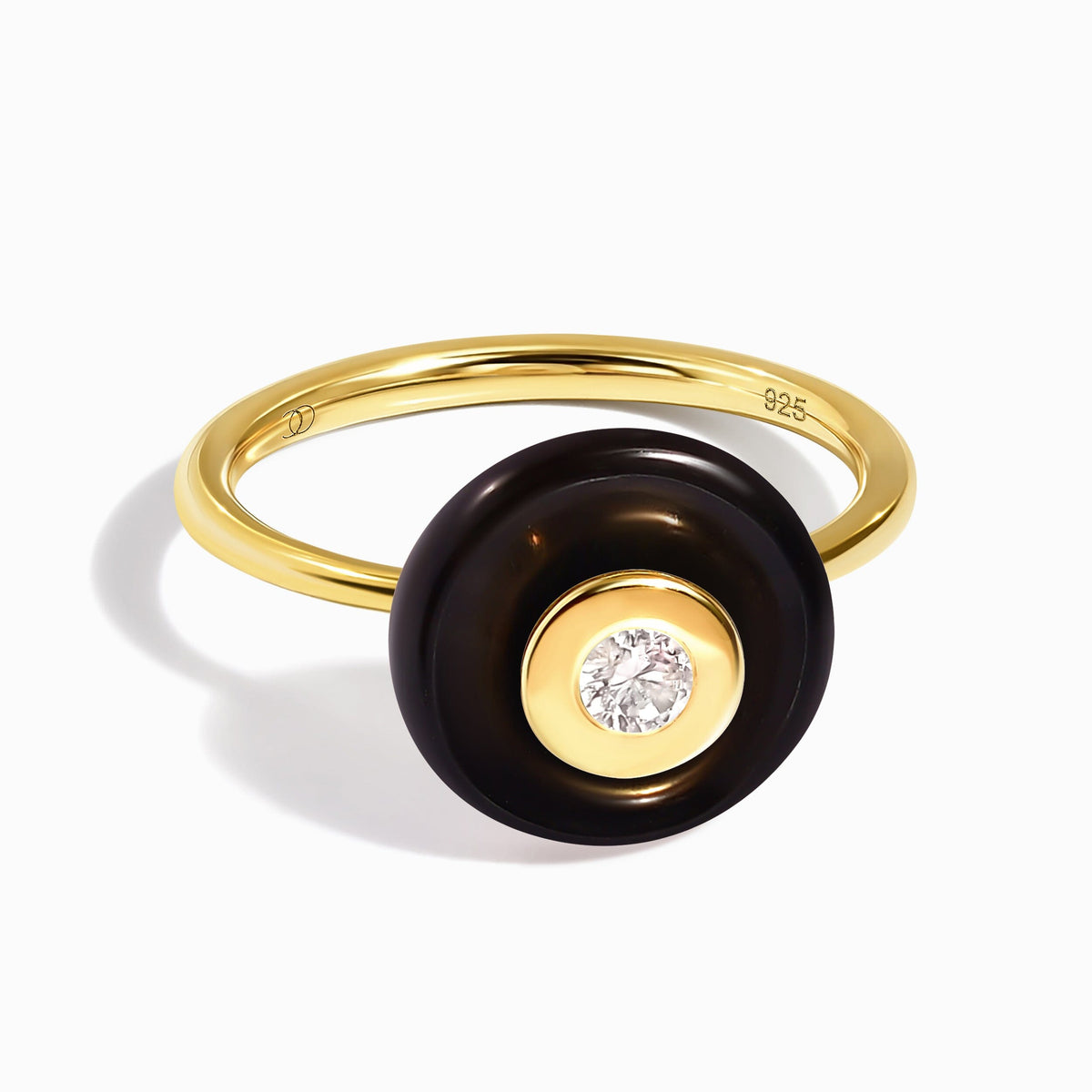 Black Obsidian Fidget Ring - Ora