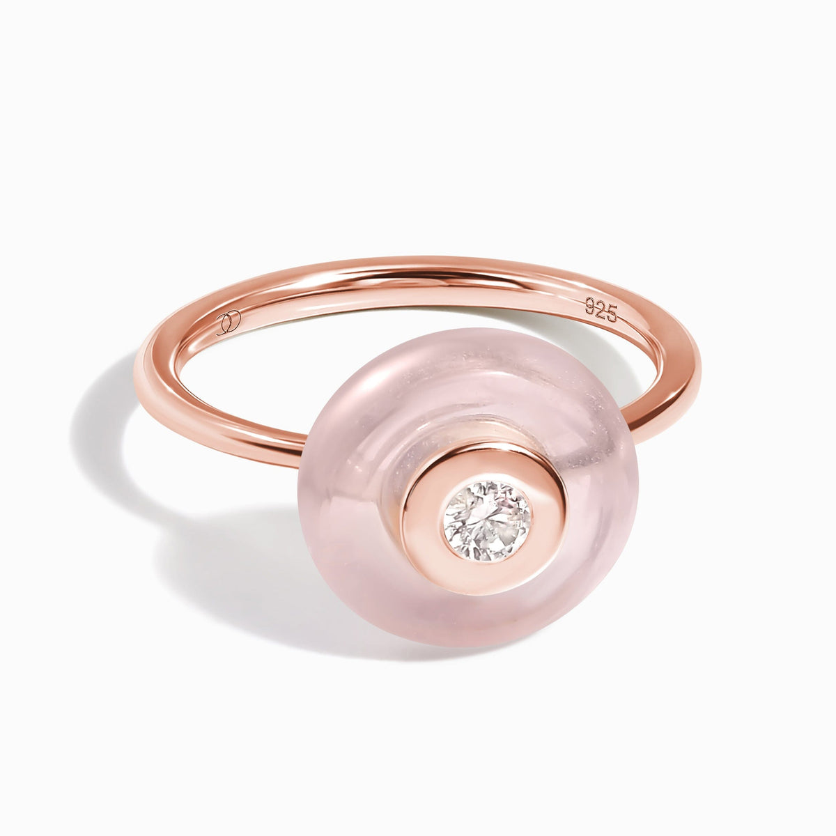 Rose Quartz Fidget Ring - Ora