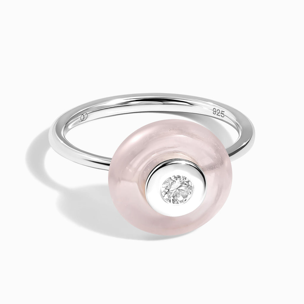 Rose Quartz Fidget Ring - Ora