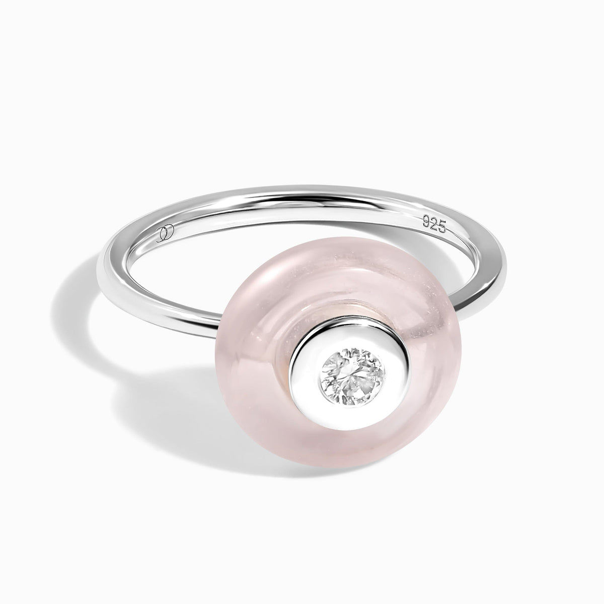 Rose Quartz Fidget Ring - Ora