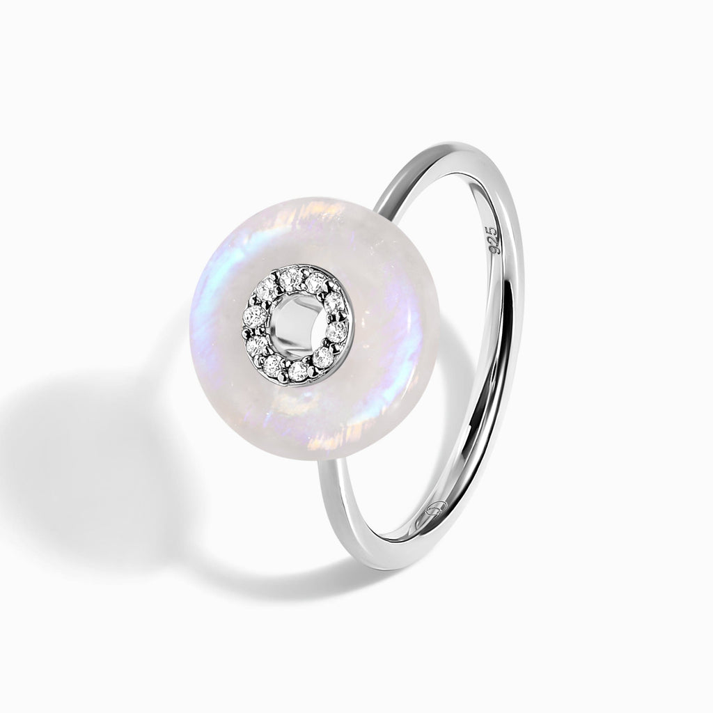 Moonstone Fidget Ring - Liora