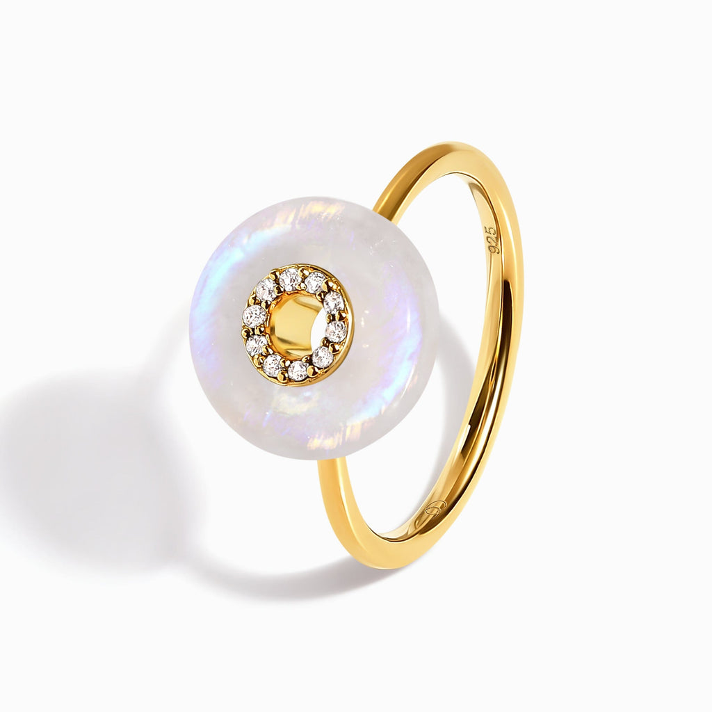 Moonstone Fidget Ring - Liora