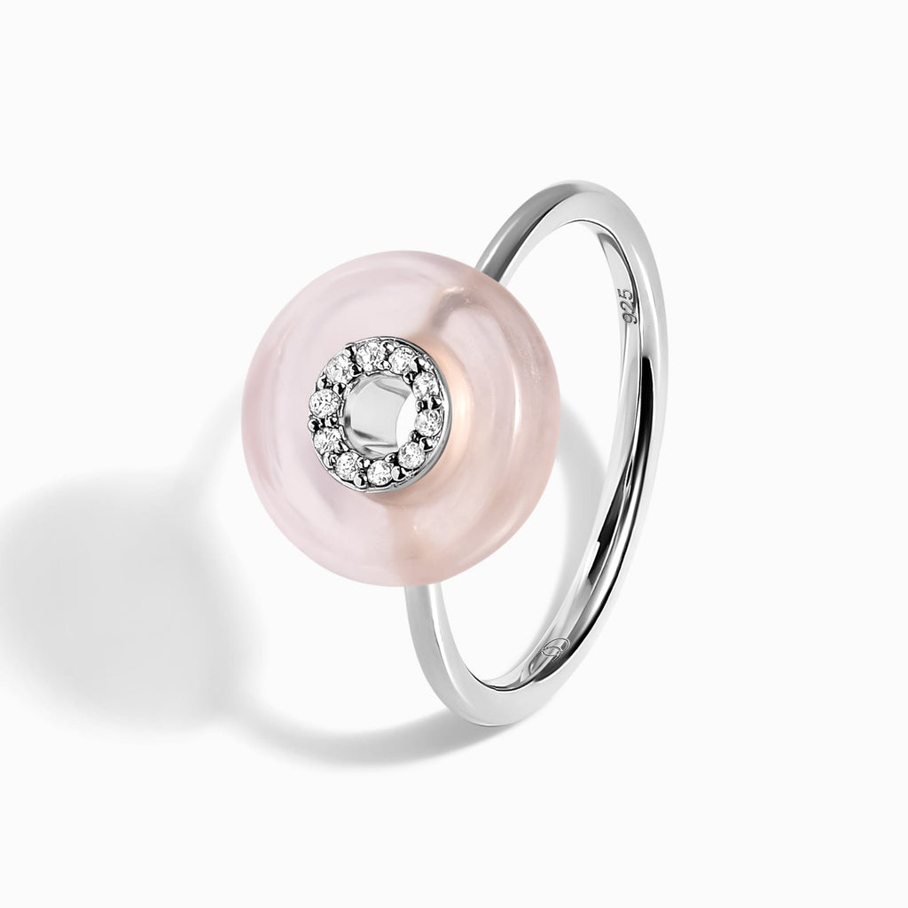 Rose Quartz Fidget Ring - Liora