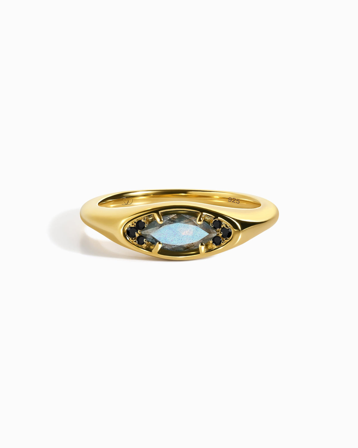 Labradorite Ring - Evil Eye