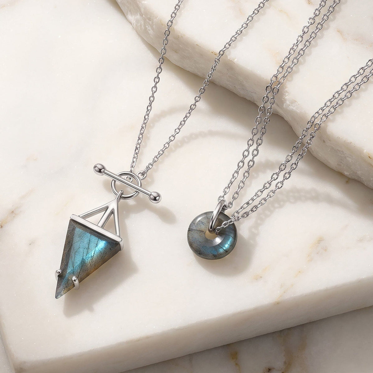 Labradorite Ora & Heroine Necklaces