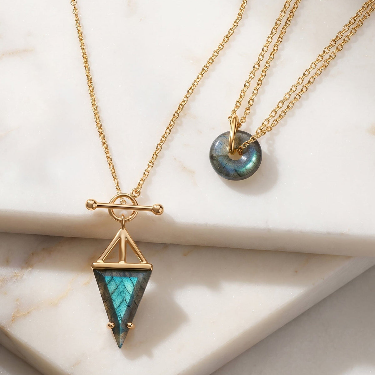 Labradorite Ora & Heroine Necklaces