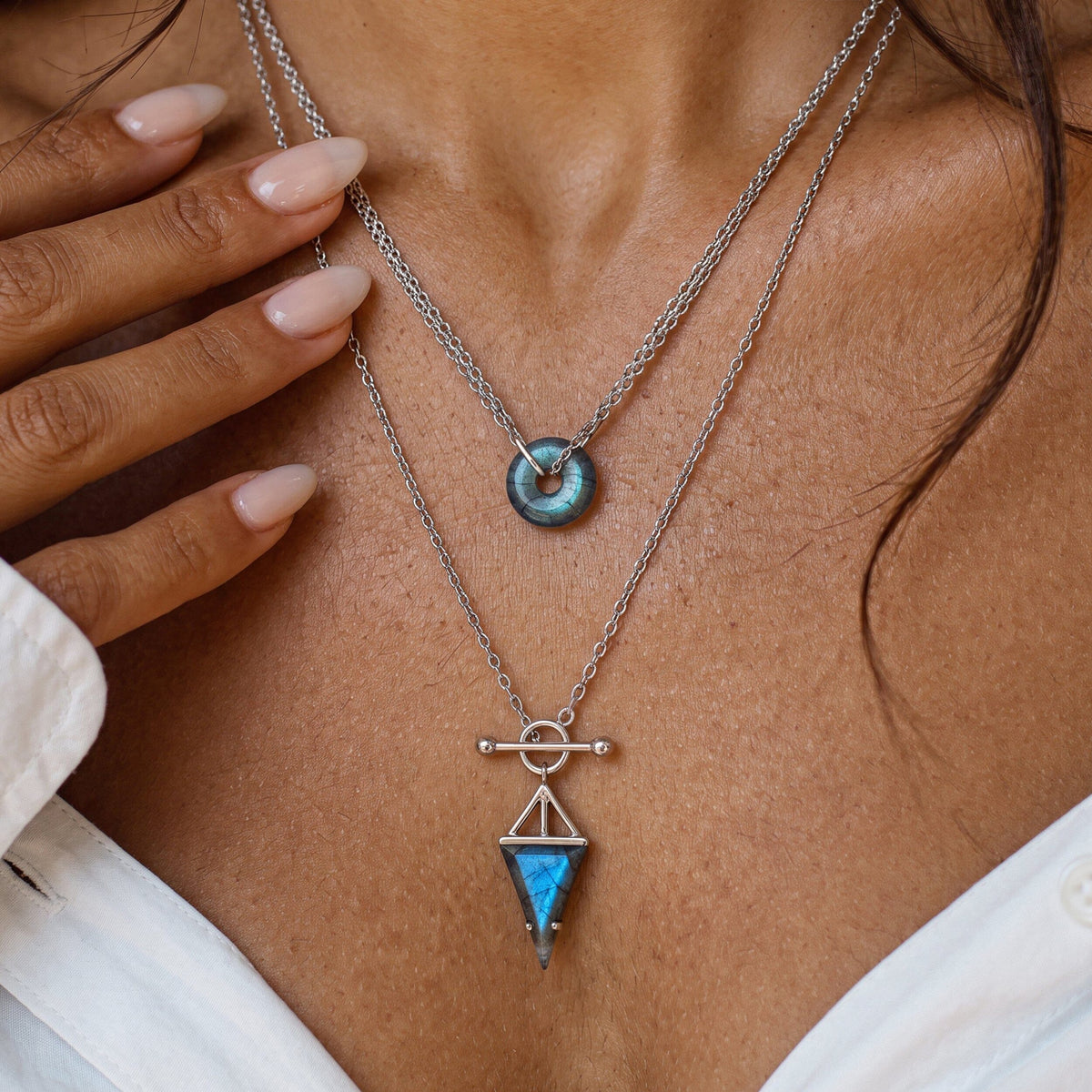 Labradorite Ora & Heroine Necklaces