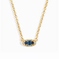 Blue Topaz Necklace - Evil Eye