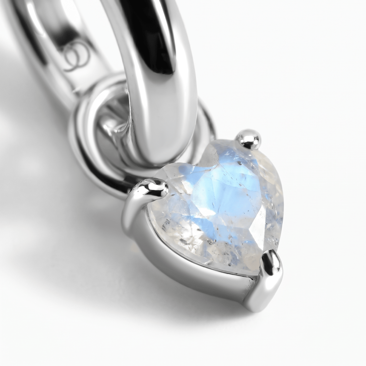 Moonstone Earrings - Love Hoops
