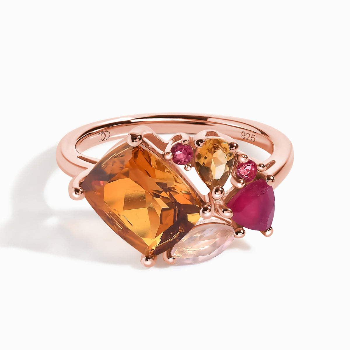 Citrine Ring - Mosaic