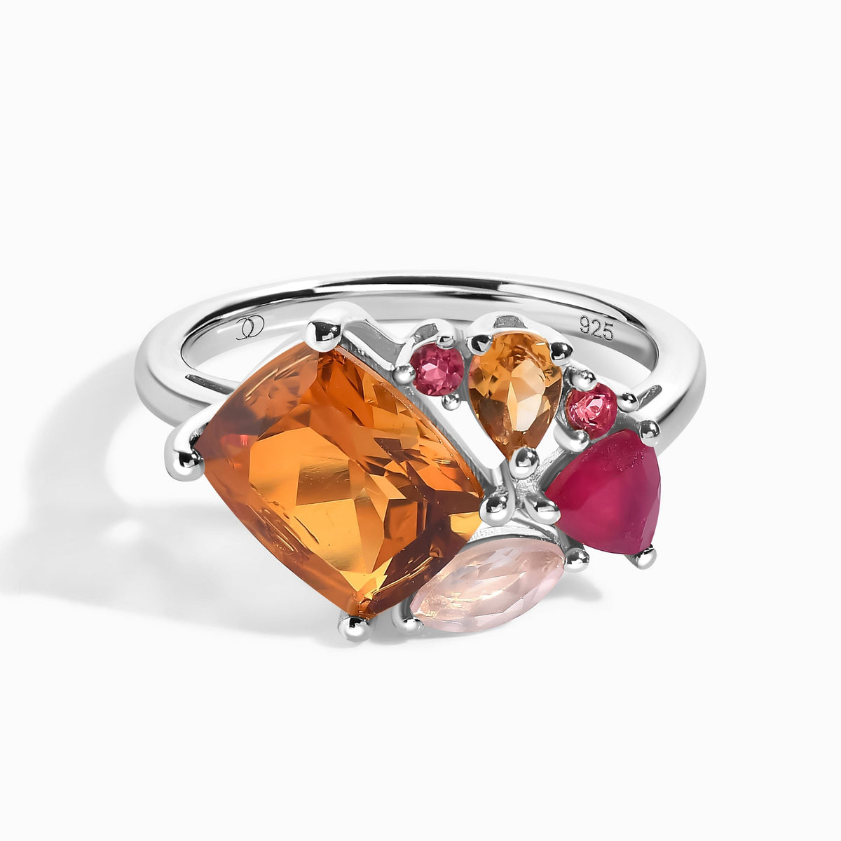Citrine Ring - Mosaic