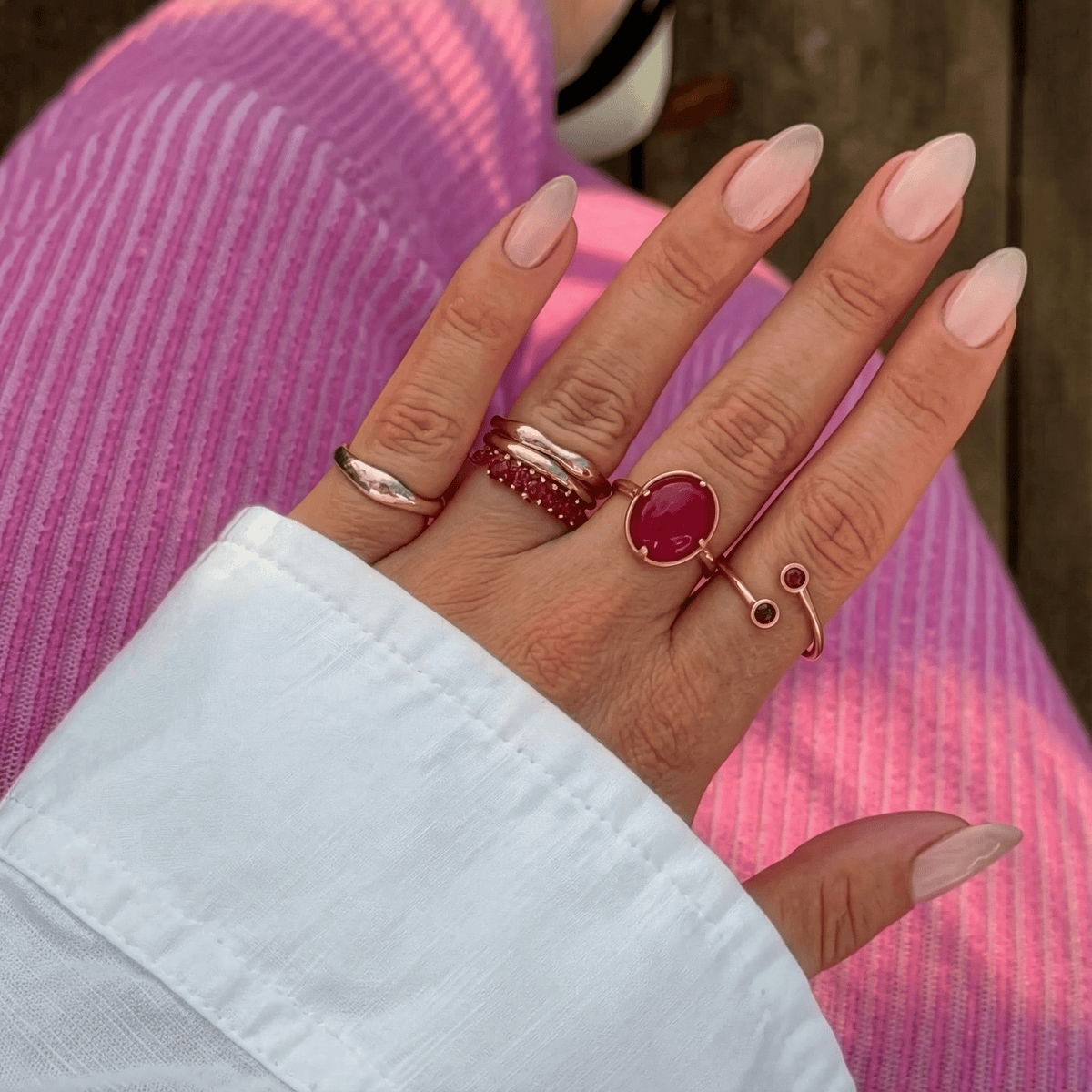 Ruby Garnet Ring - Crush