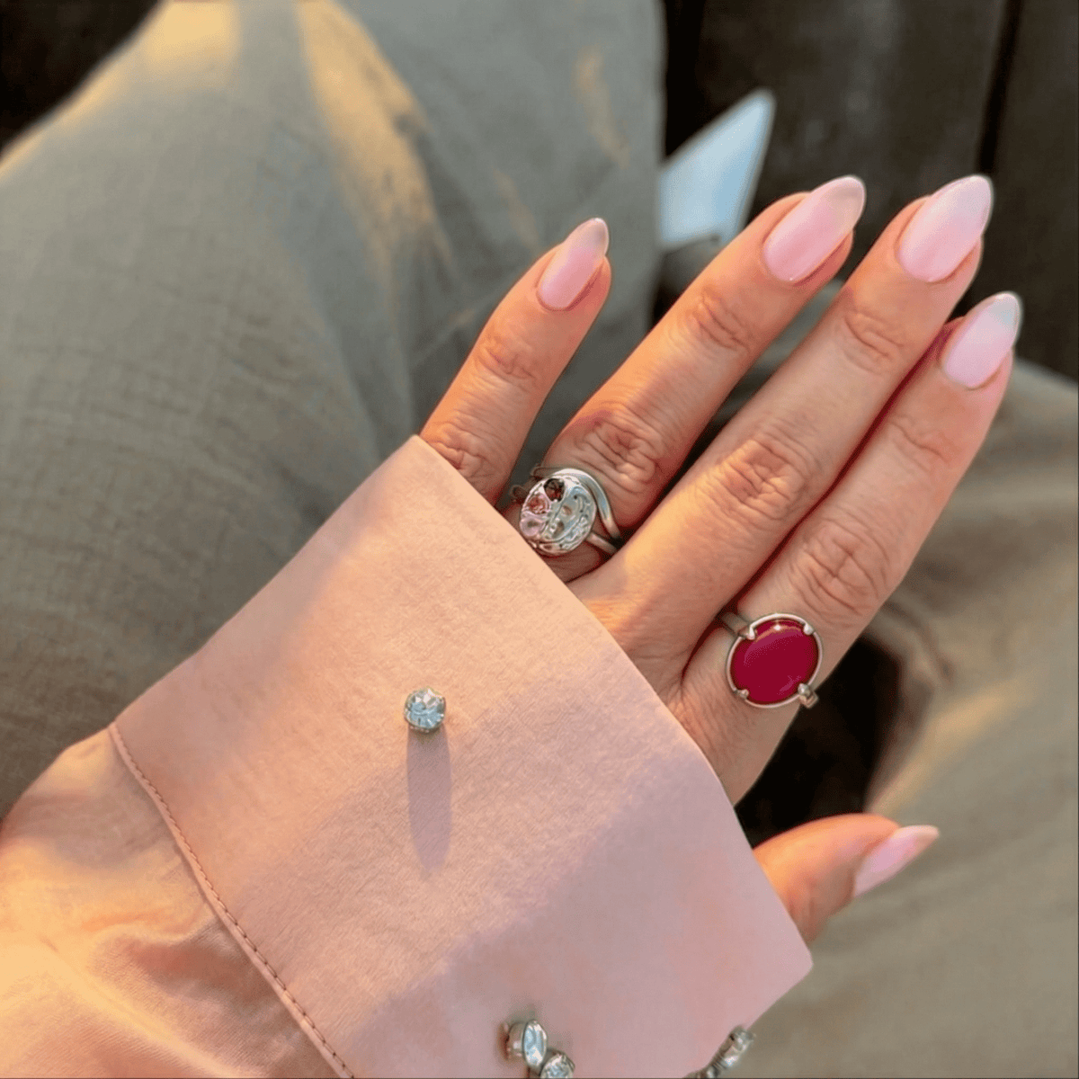 Pink Gradient Ring - Goddess