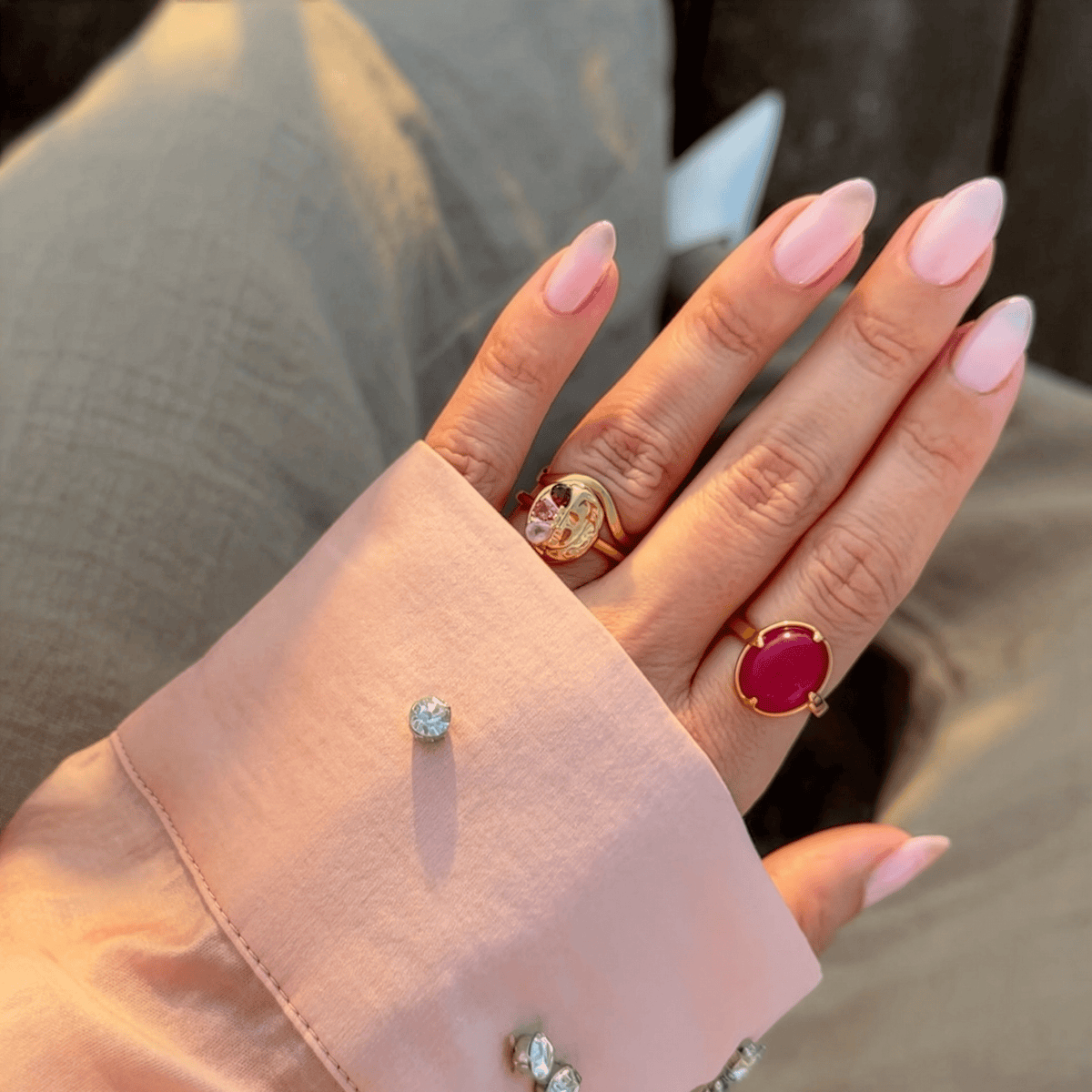 Pink Gradient Ring - Goddess
