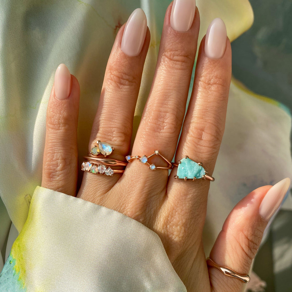 Stackable Ring Band - Lava