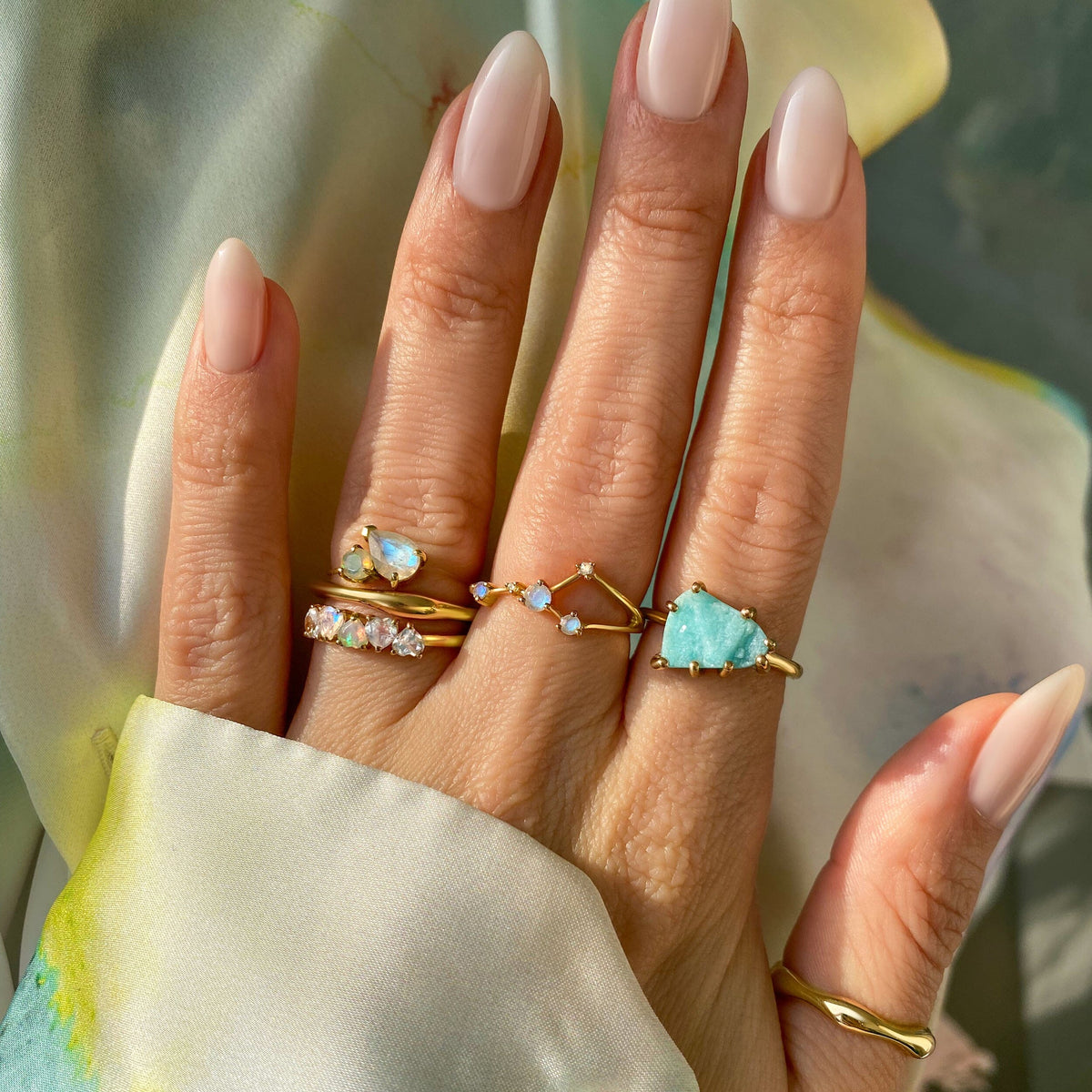 Stackable Ring Band - Lava