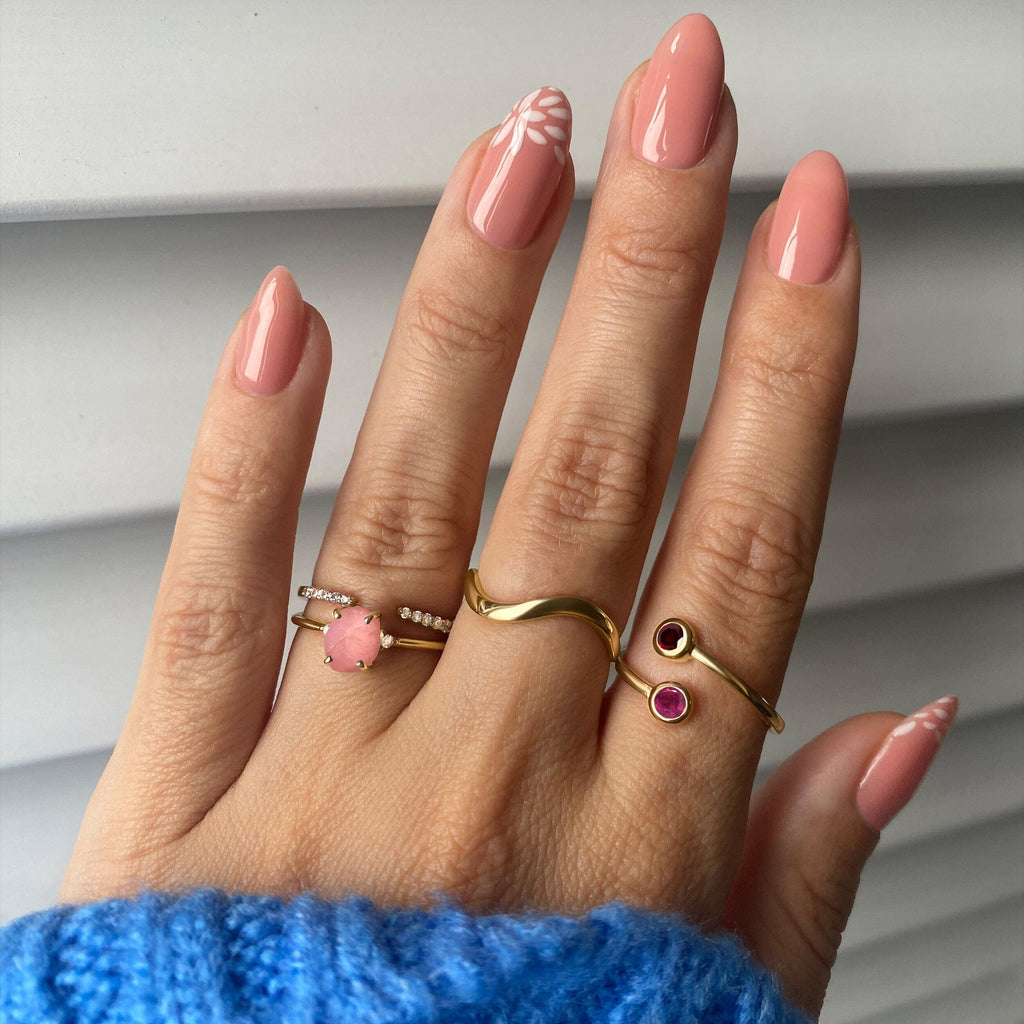 Rose Quartz Ring - Petite Allure
