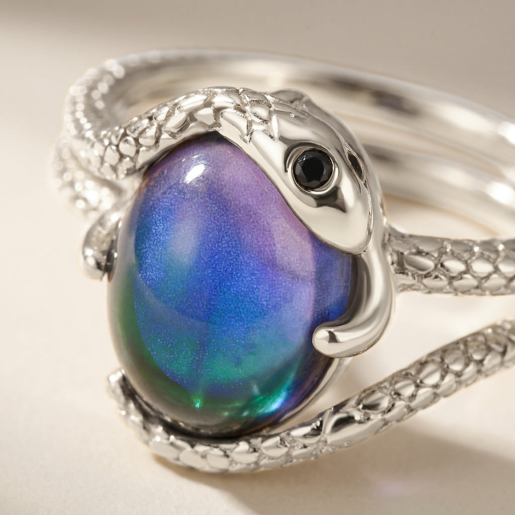 Mood Serpent & Twinkling & Waves Rings