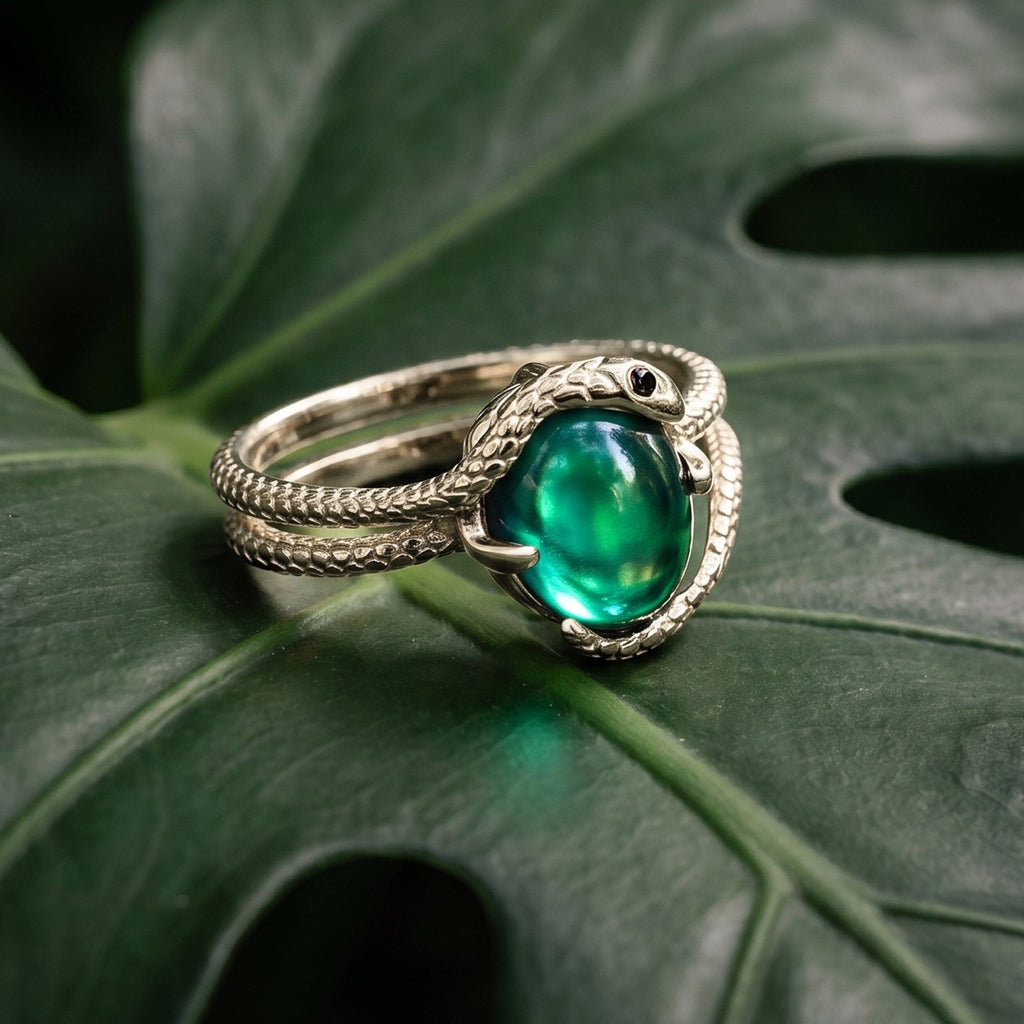 Mood Serpent & Twinkling & Waves Rings