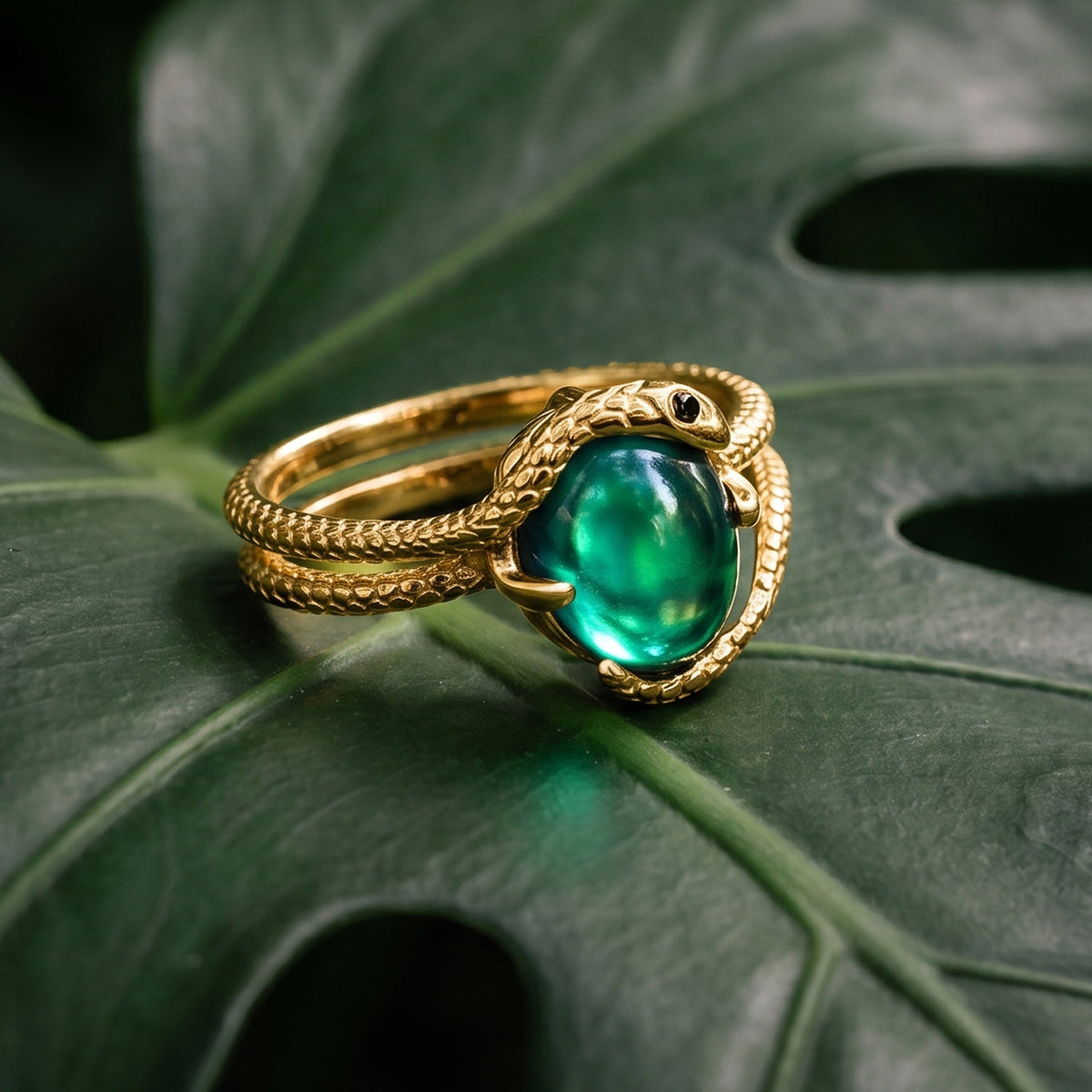 Mood Serpent & Twinkling & Waves Rings