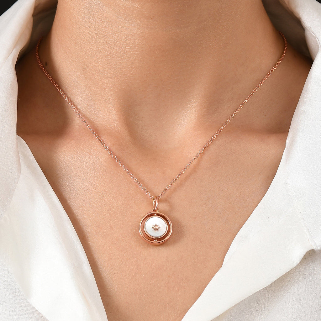 Black Onyx Pearl Necklace - Night & Day