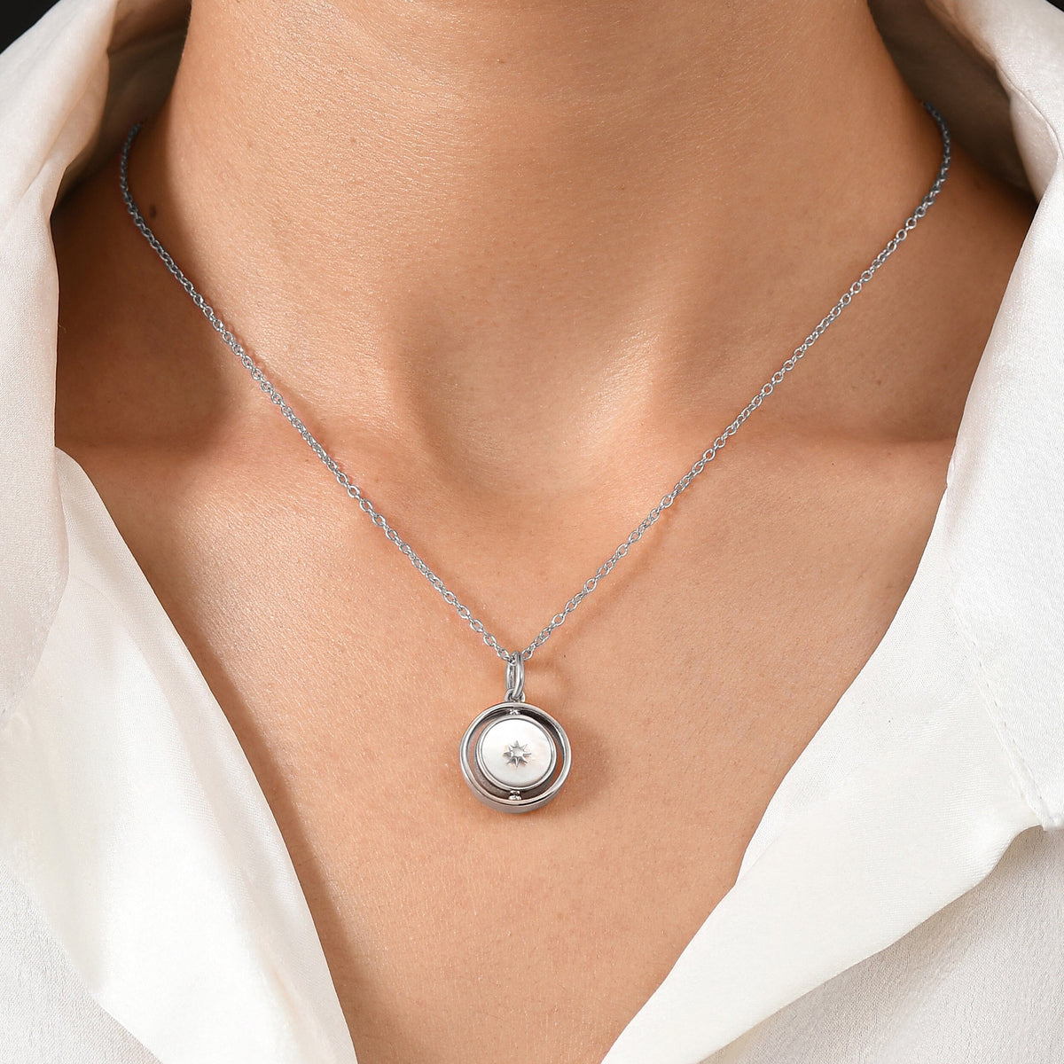 Black Onyx Pearl Necklace - Night & Day