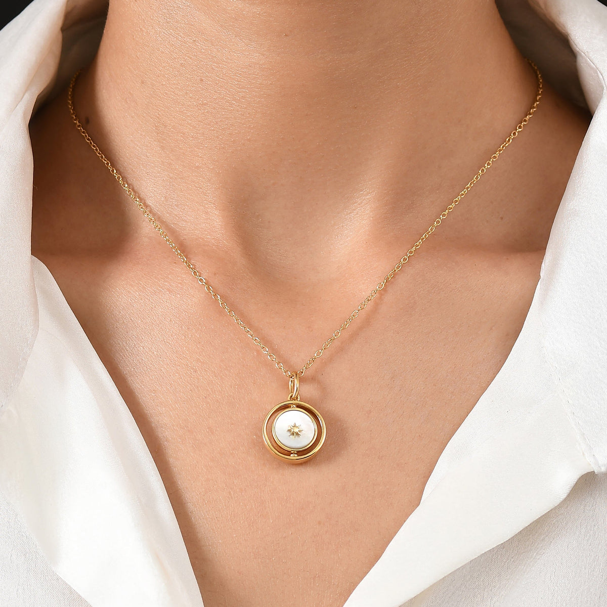 Black Onyx Pearl Necklace - Night & Day