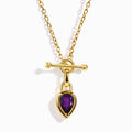 Amethyst Talis T-Lock Necklace - February Birthstone