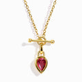 Ruby Talis T-Lock Necklace - July Birthstone
