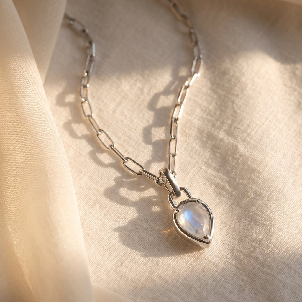 Moonstone Talis Widelink Necklace - June Birthstone