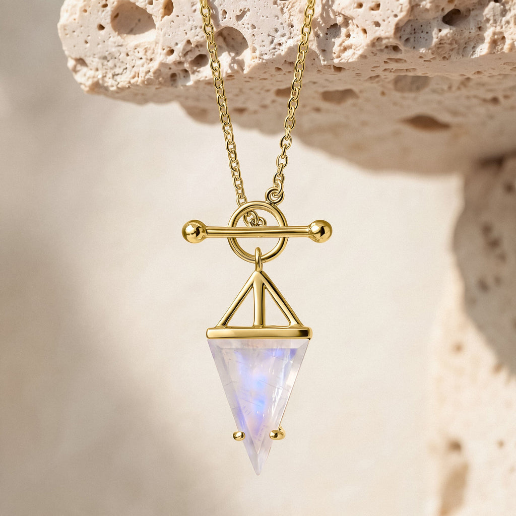 Moonstone Aries Zodiac Constellation & Heroine Necklaces