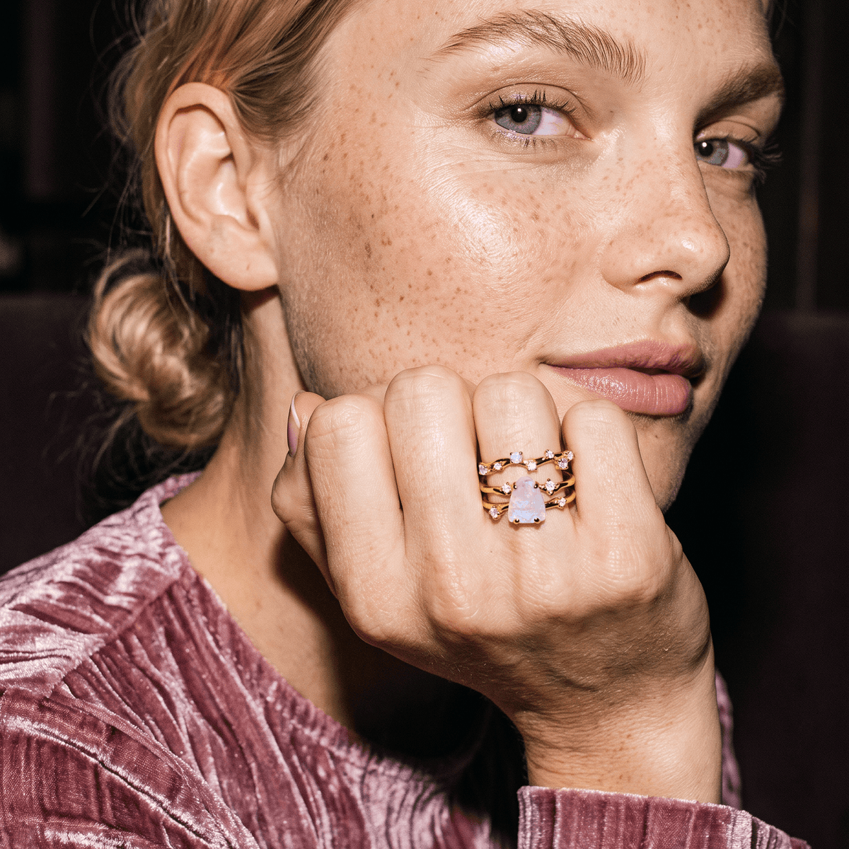 Moonstone Ring - Flow