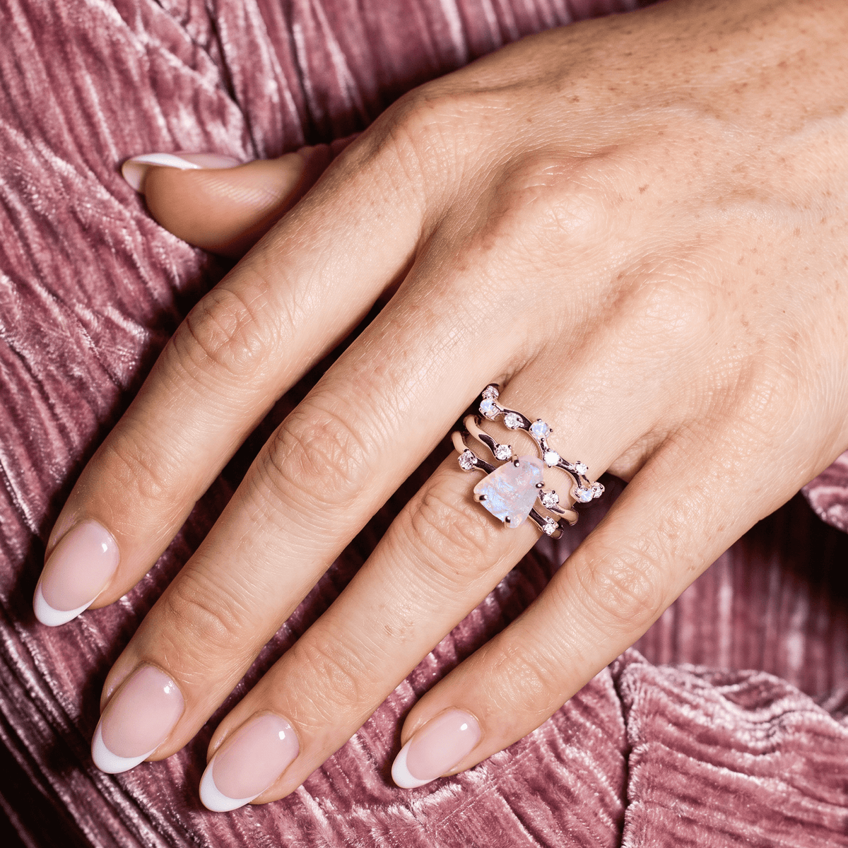 Moonstone Ring - Flow