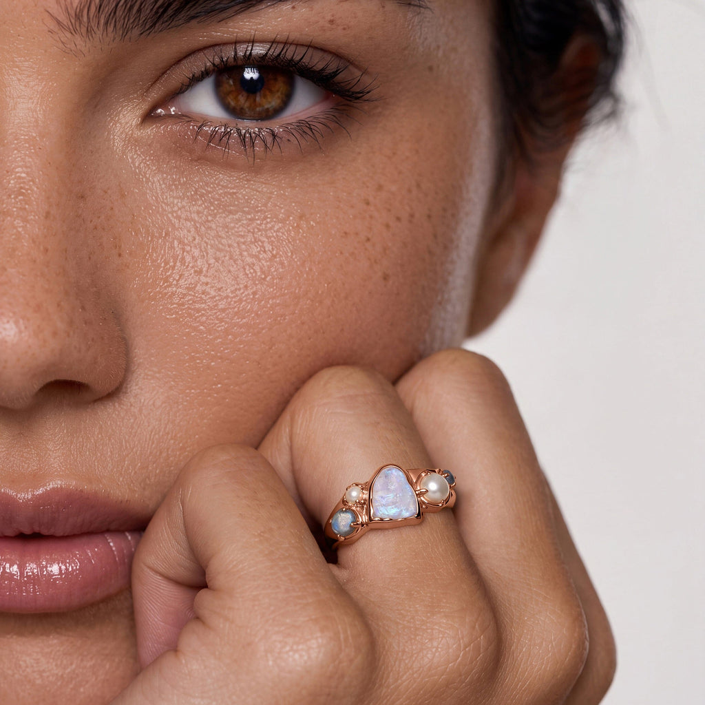 Moonstone Pearl Ring - Heirloom