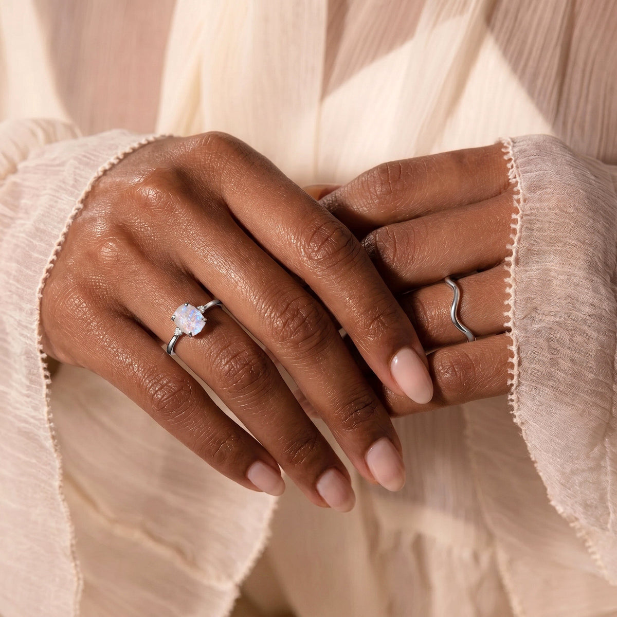 Moonstone Ring - Petite Allure