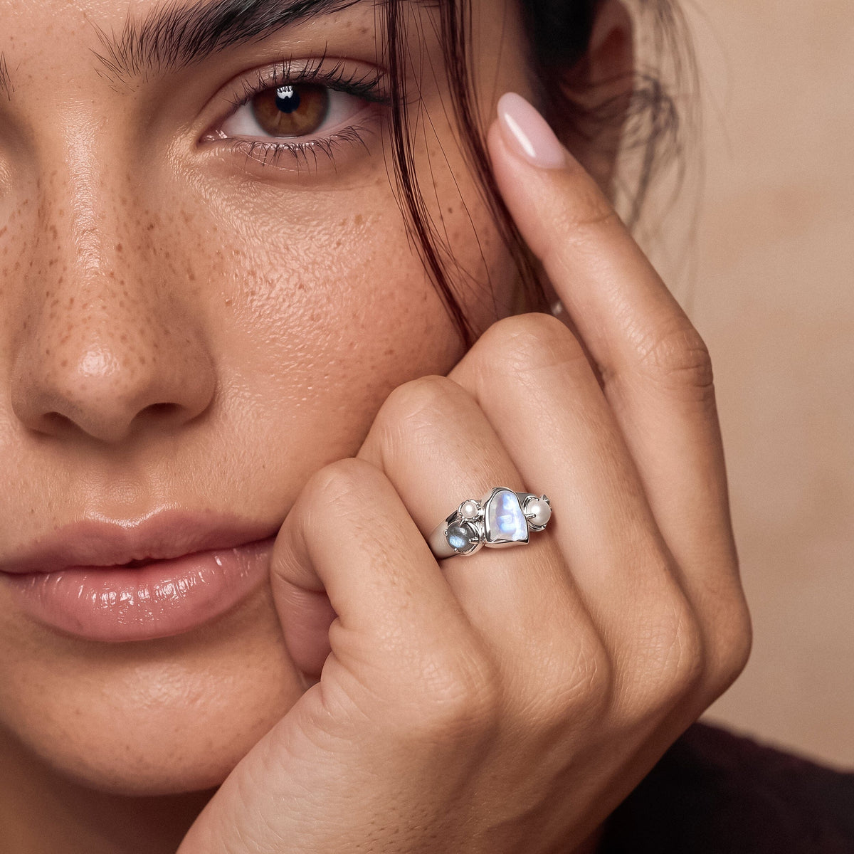 Moonstone Pearl Ring - Heirloom