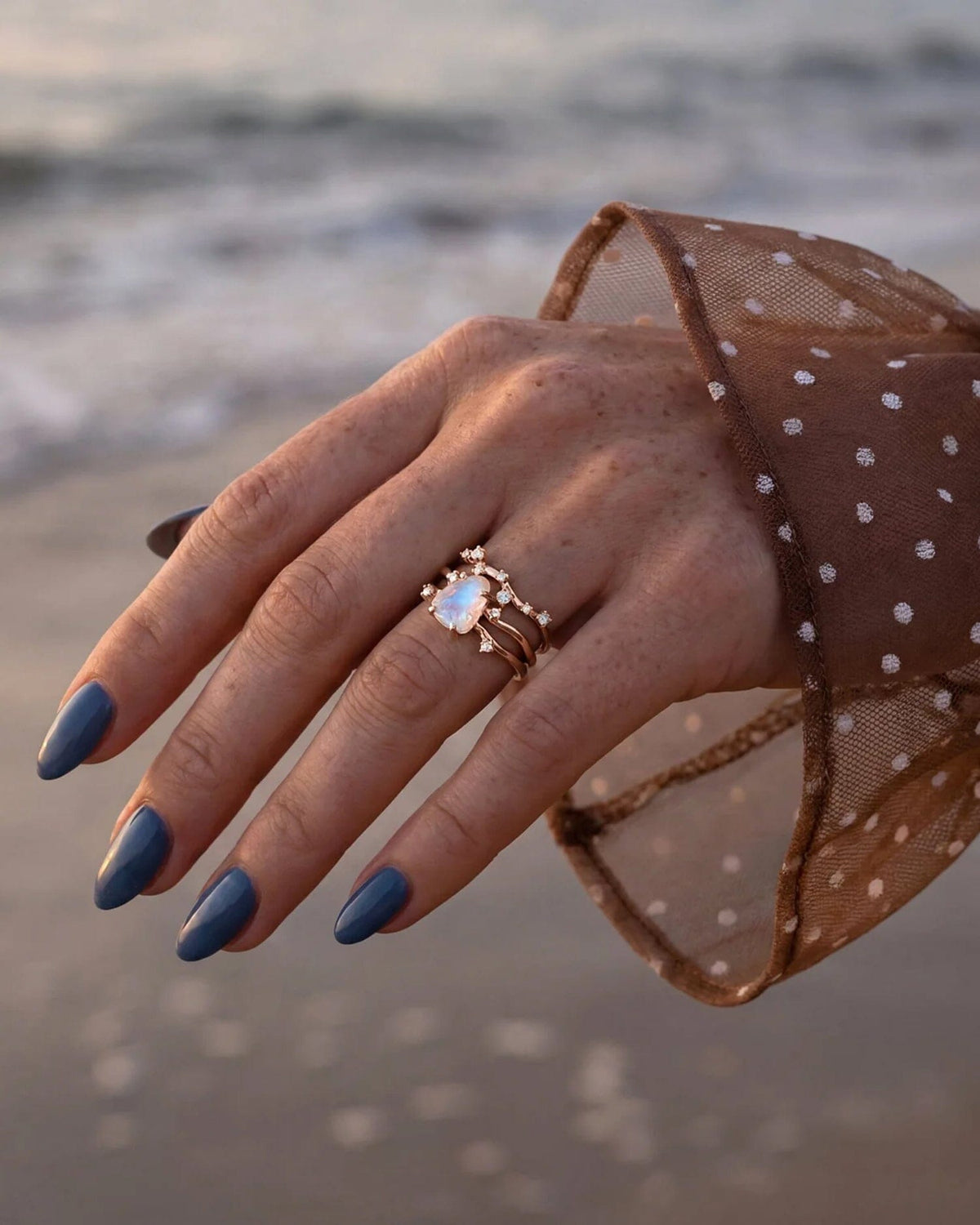 Moonstone Ring - Flow