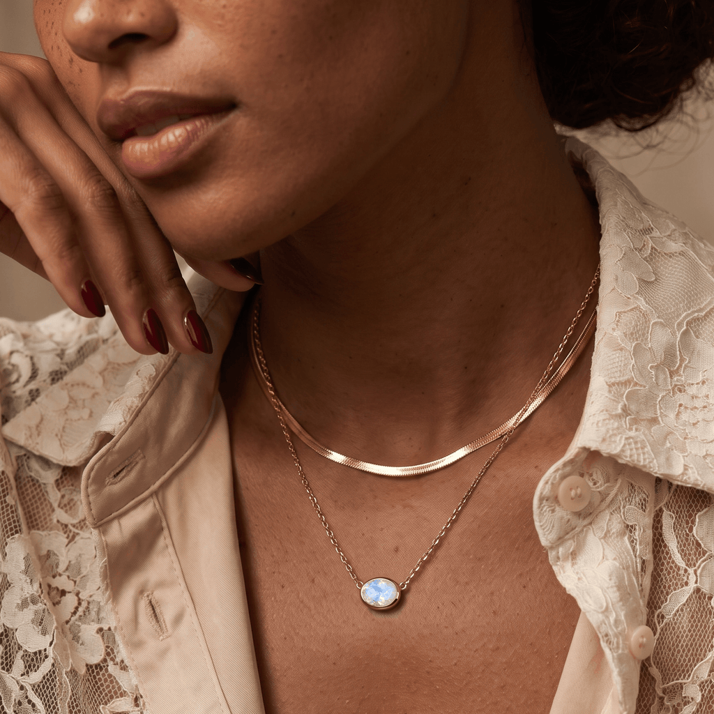 Moonstone Necklace - Skin-Touch
