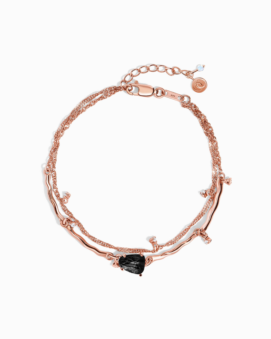 Black Obsidian Bracelet - Flow