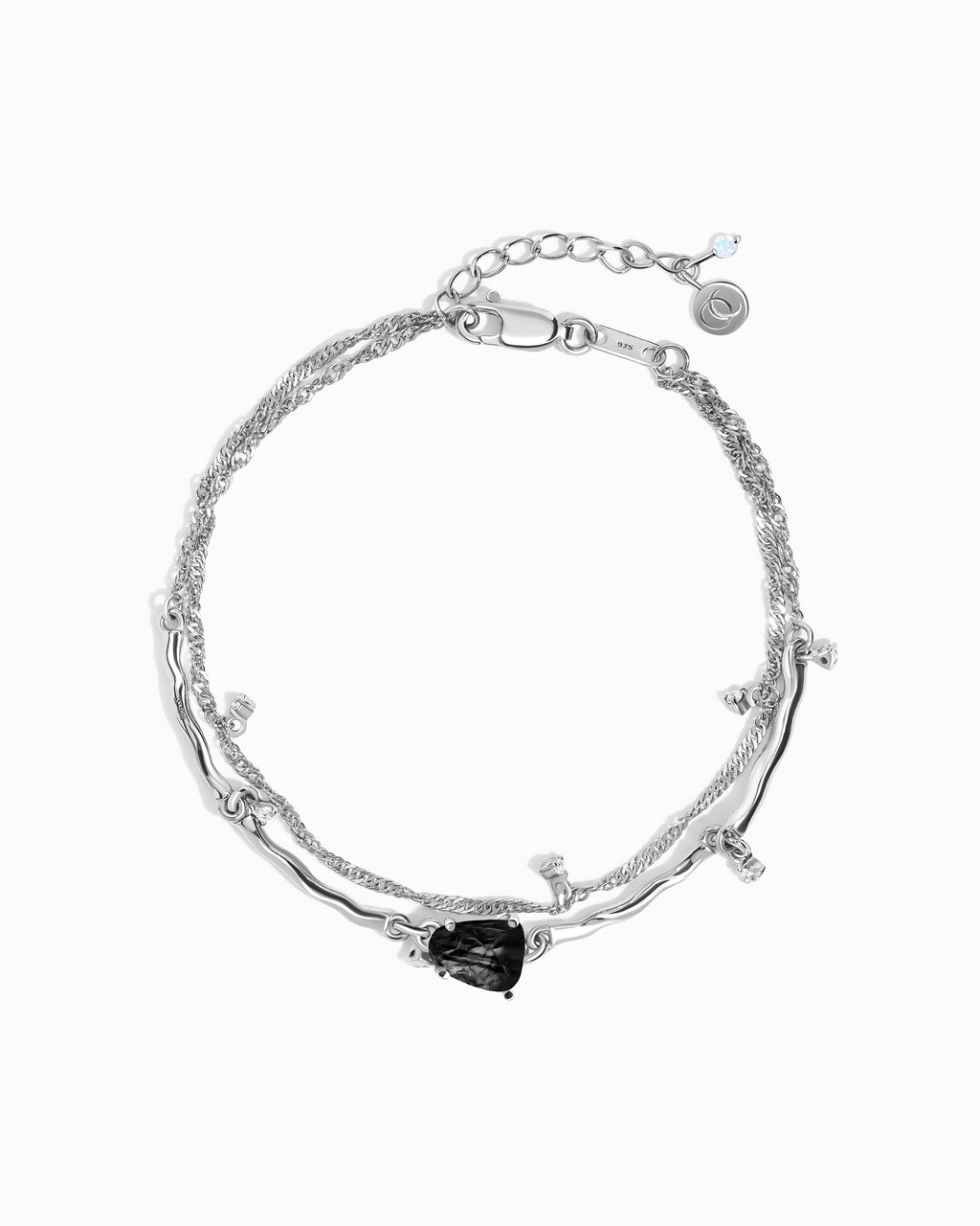 Black Obsidian Bracelet - Flow