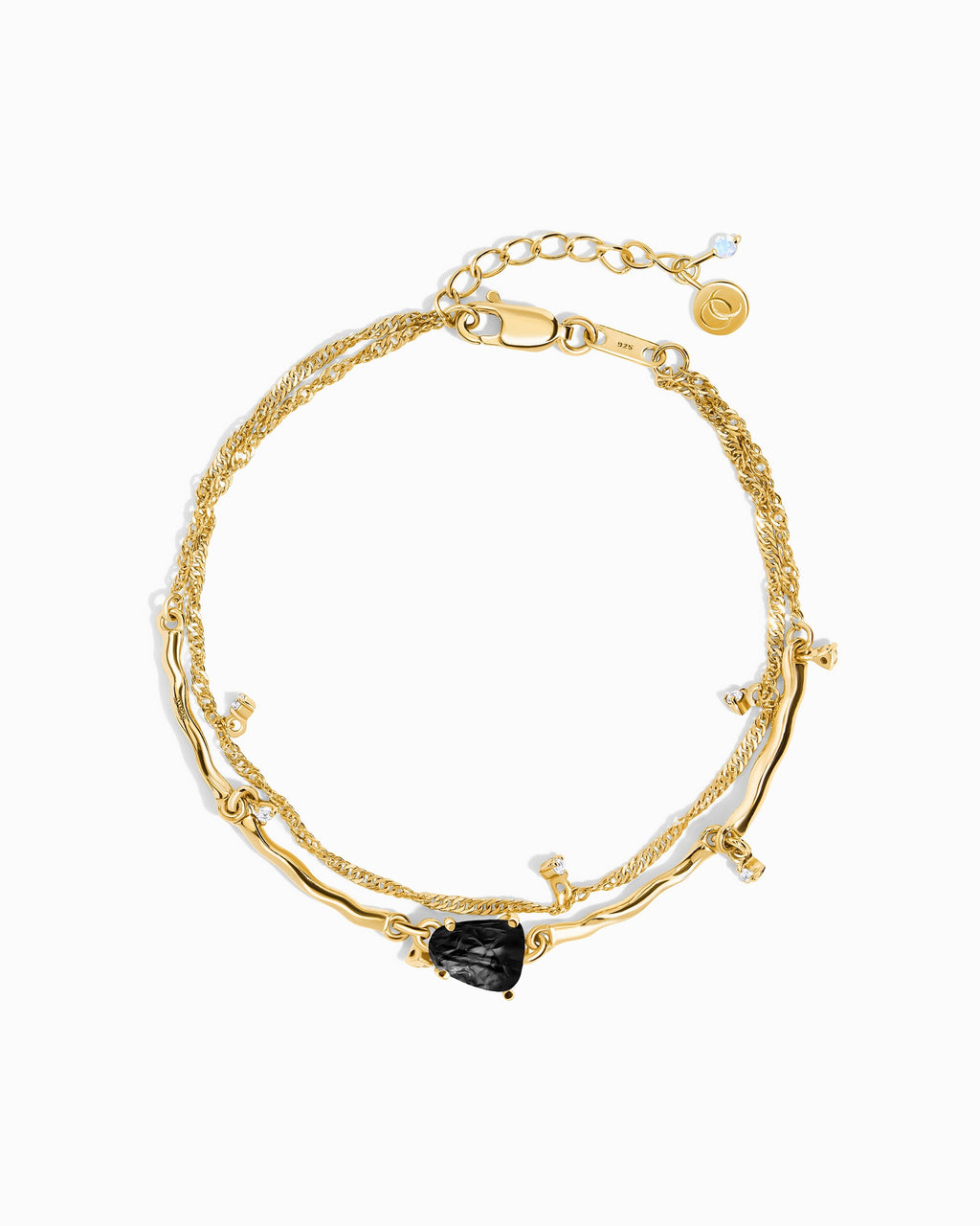 Black Obsidian Bracelet - Flow