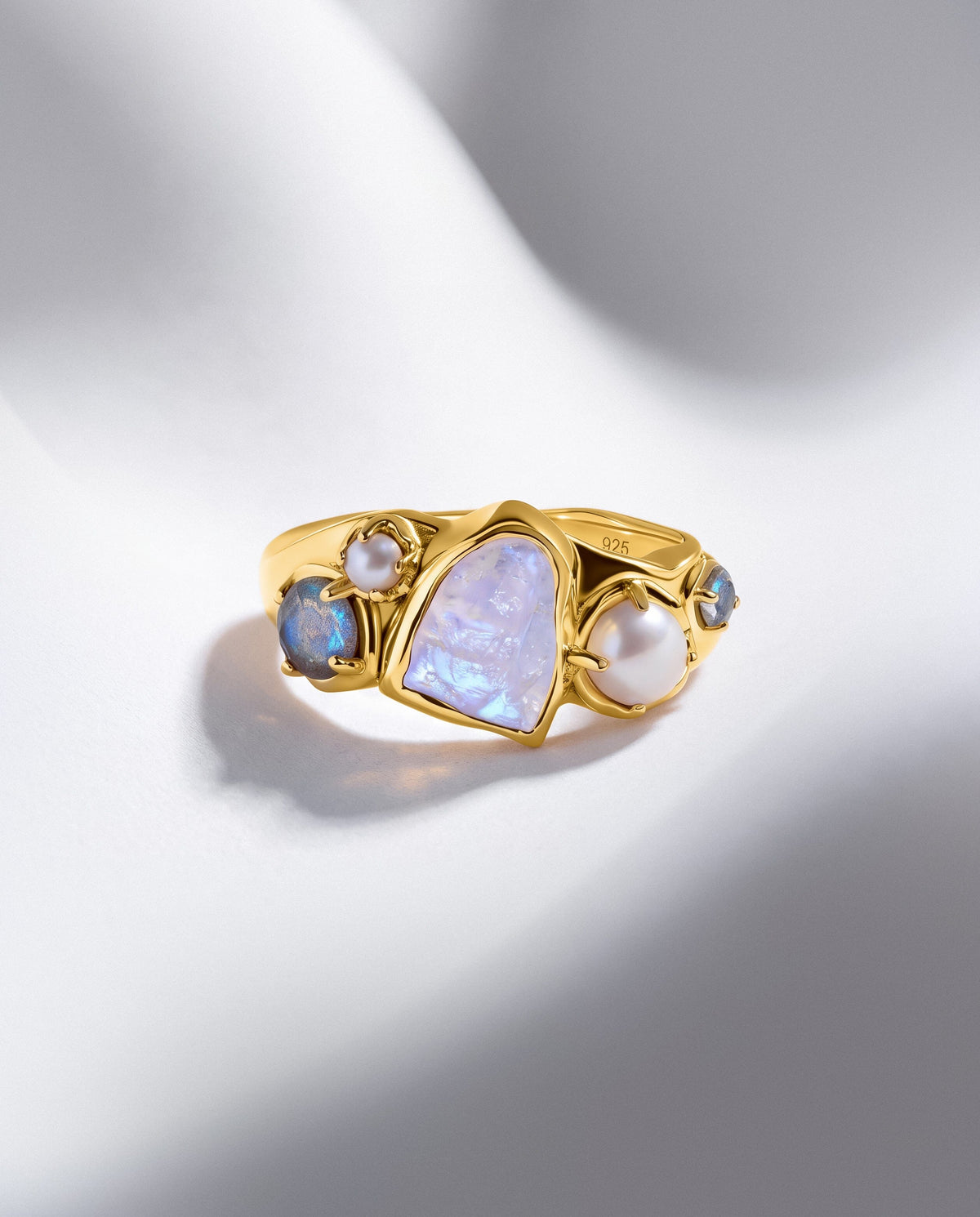 Moonstone Pearl Ring - Heirloom