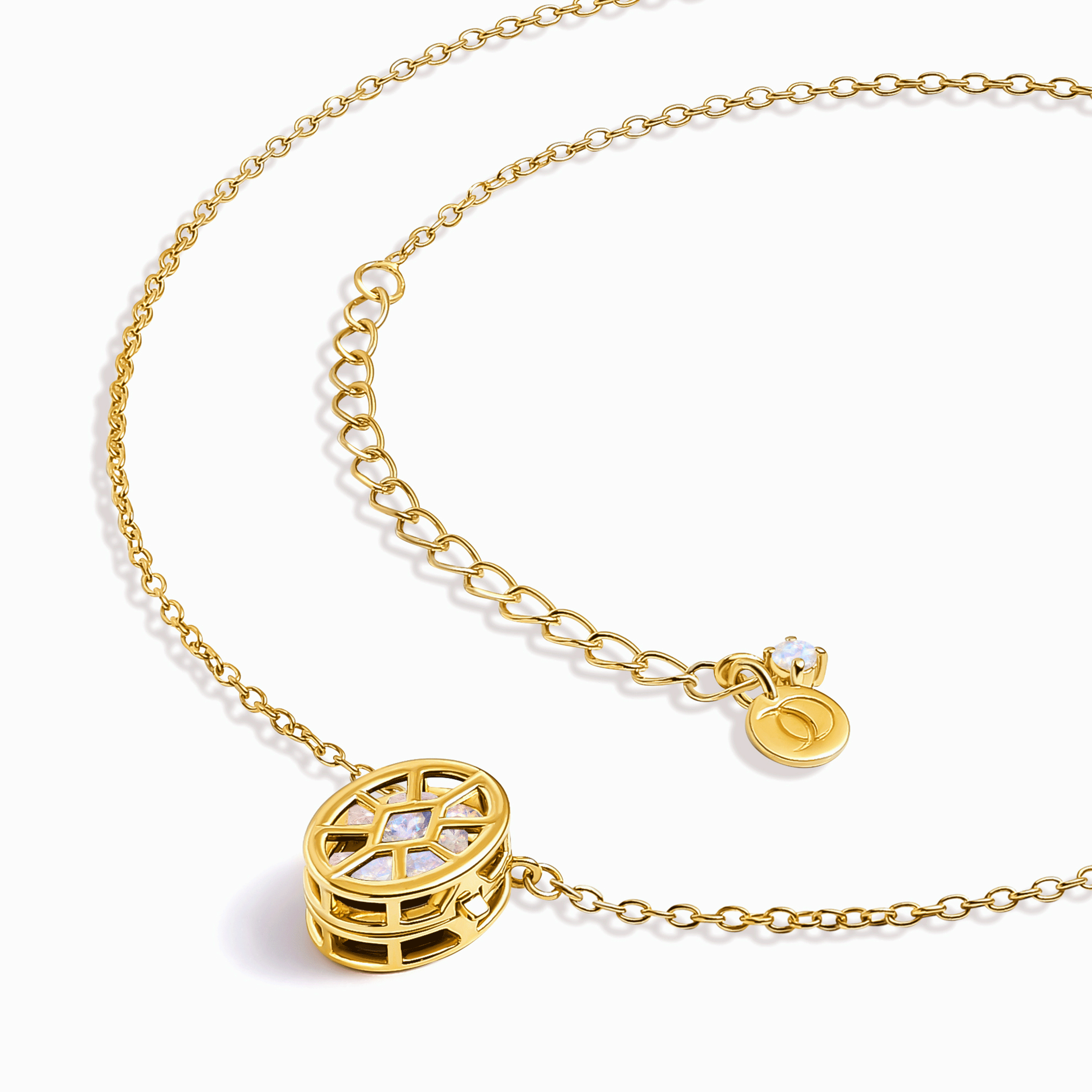 Moonstone Necklace - Motion Medicine Locket