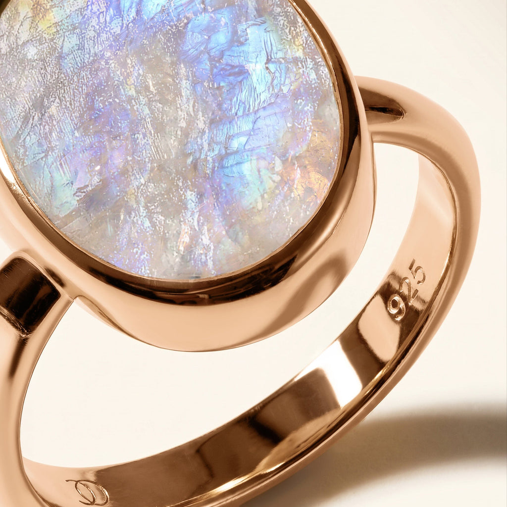 Moonstone Ring - Enfolded