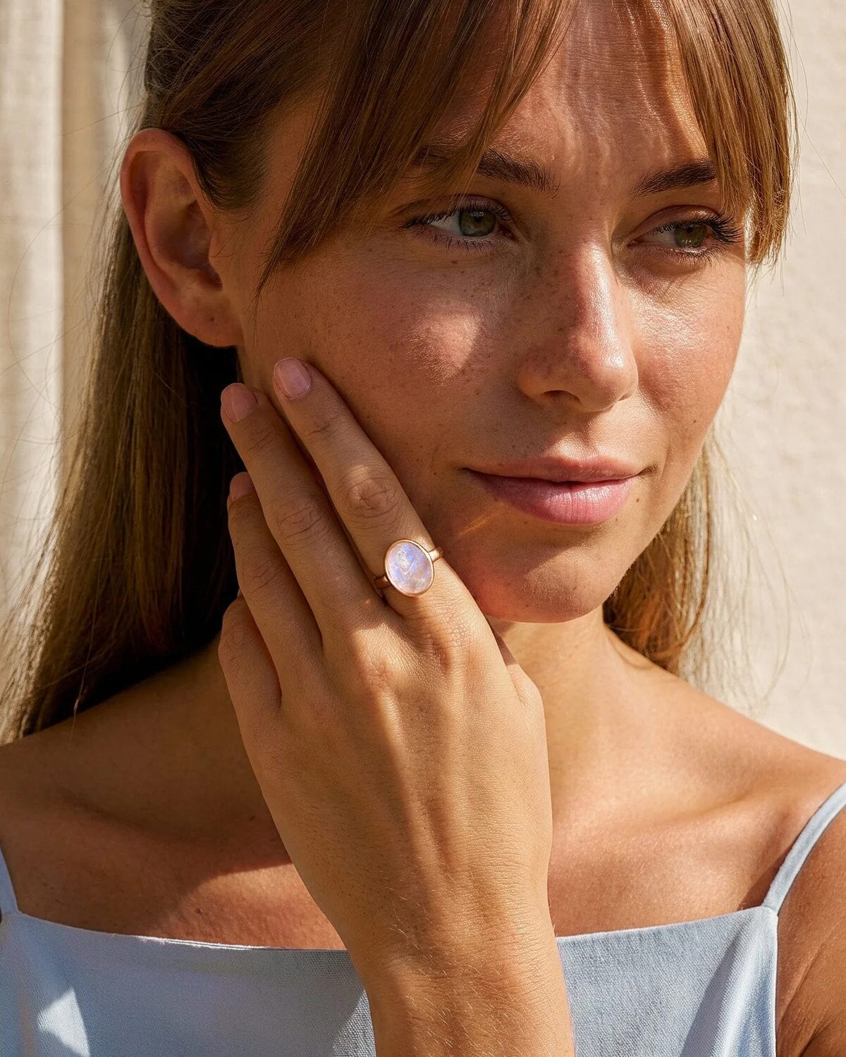 Moonstone Ring - Enfolded