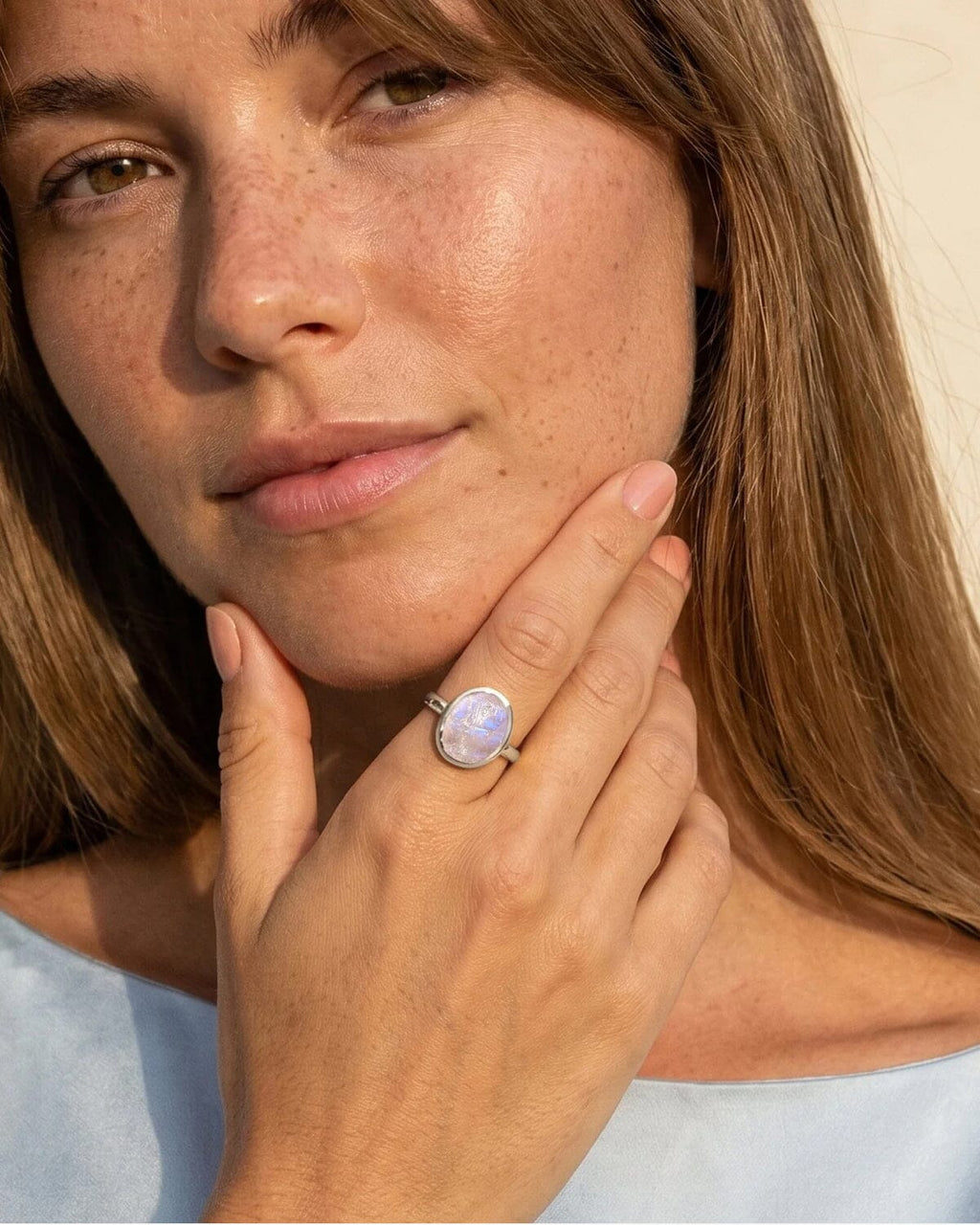 Moonstone Ring - Enfolded