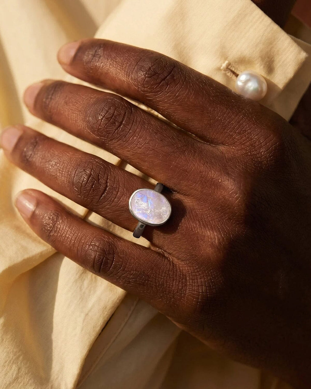Moonstone Ring - Enfolded